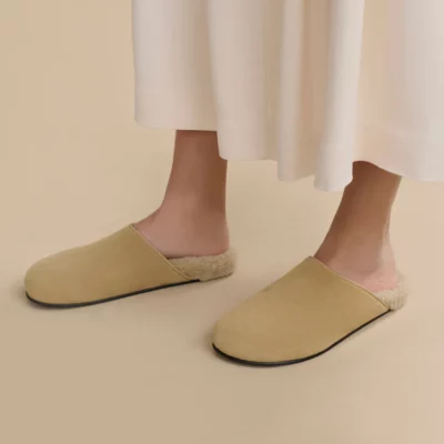 suede ashby clog sand
