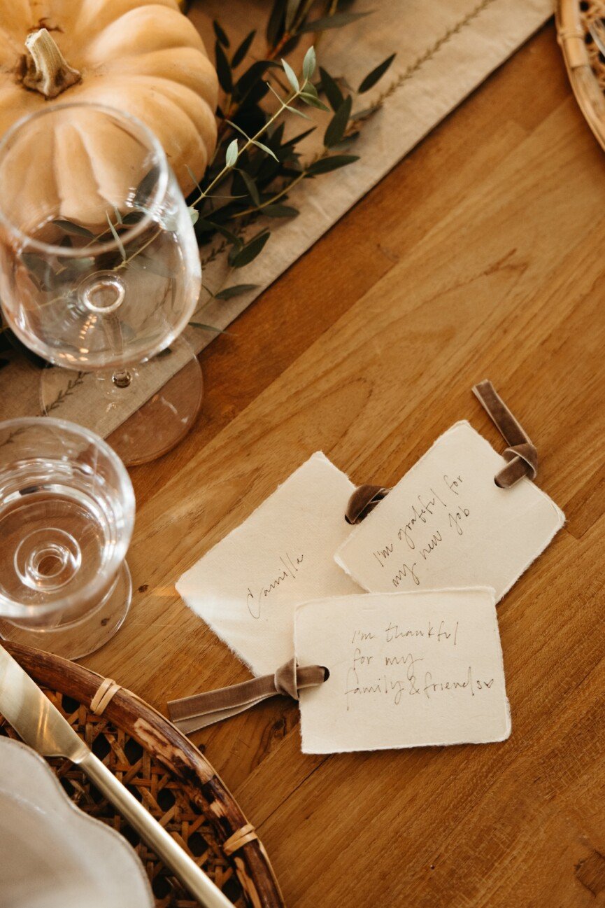 Thanksgiving gratitude notes