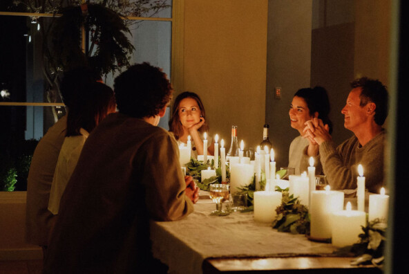 end of night dinner party