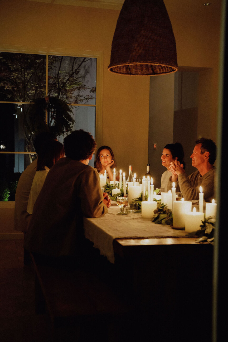 end of night dinner party