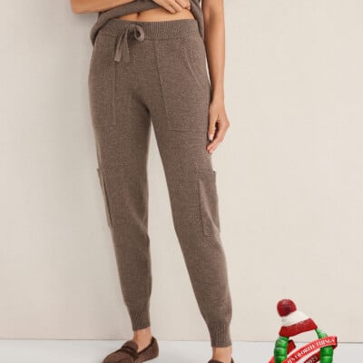 Cashmere Cargo Joggers