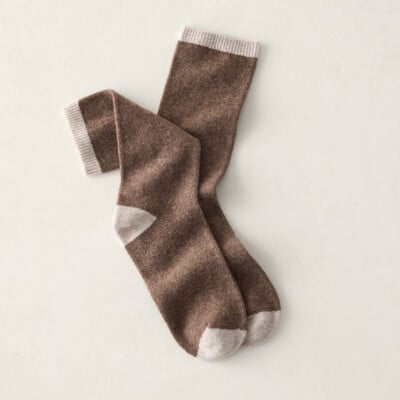 Cashmere Color Block Socks