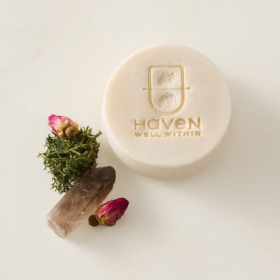 Cleanse Gourmet x Haven Well Within Loofah Soap with Gem