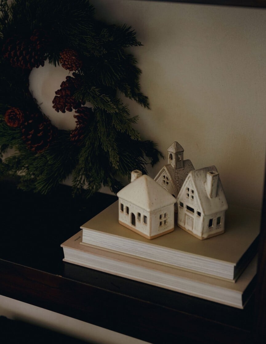 Ceramic Christmas houses
