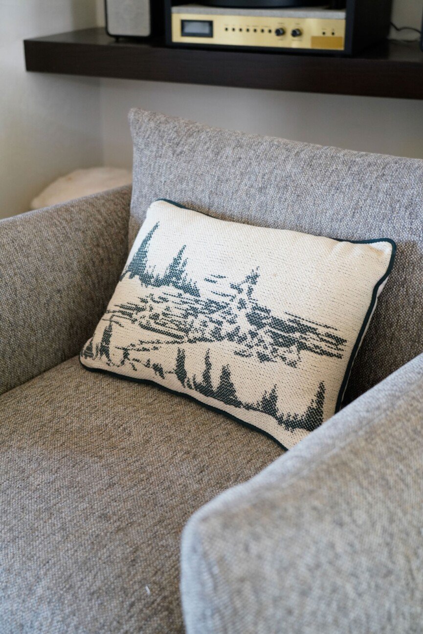 Christmas holiday throw pillow