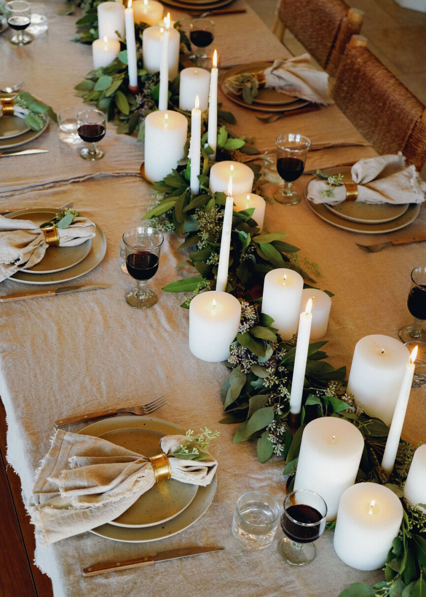 holiday centerpiece ideas candles