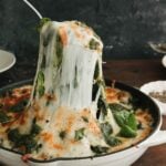 Cheesy sheet pan gnochi