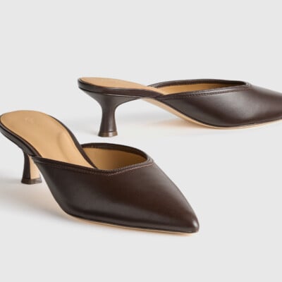 quince italian leather mule