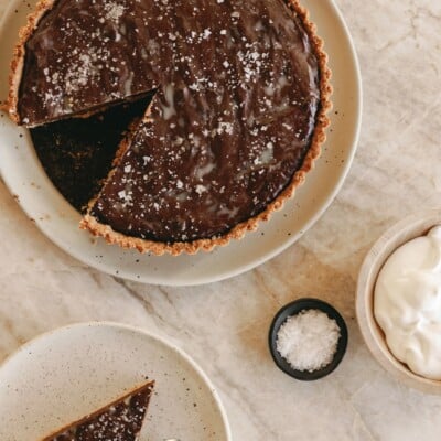 salted chocolate date tart9