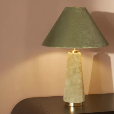 Lulu Velvet Table Lamp
