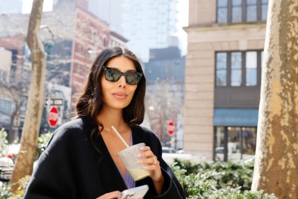 Babba Rivera drinking coffee