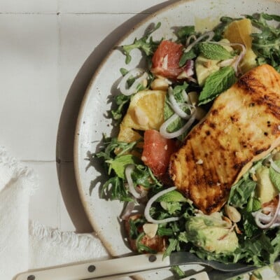Spring salmon salad Camille Styles