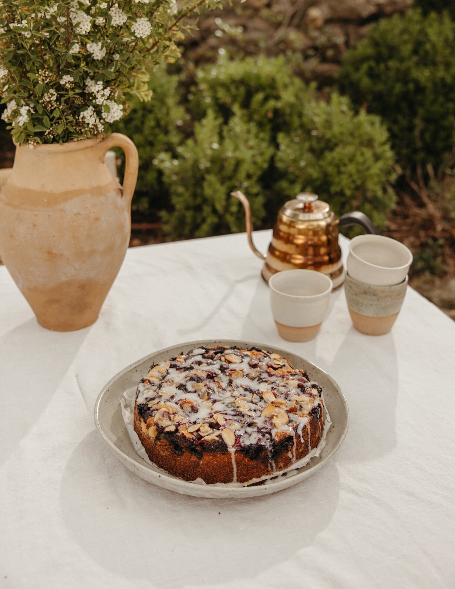 This Blueberry Cornmeal Cake Tastes Like Summer in Every Bite