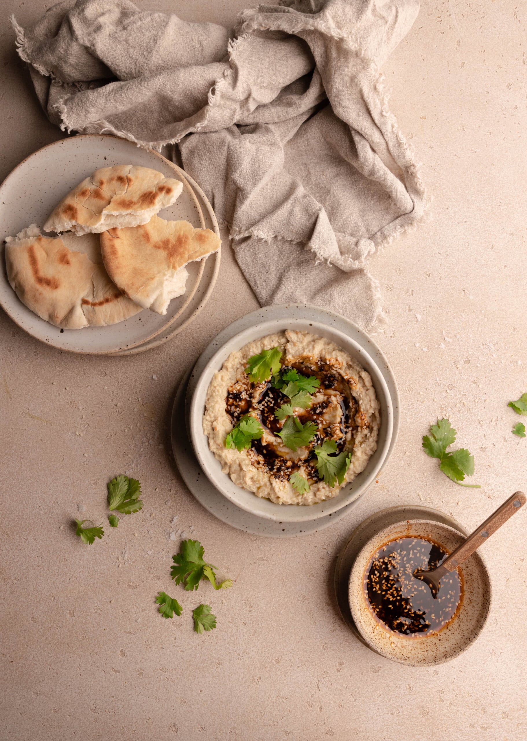 My Last-Days-of-Summer Snack: Charred Eggplant Dip With Sesame Chili Oil