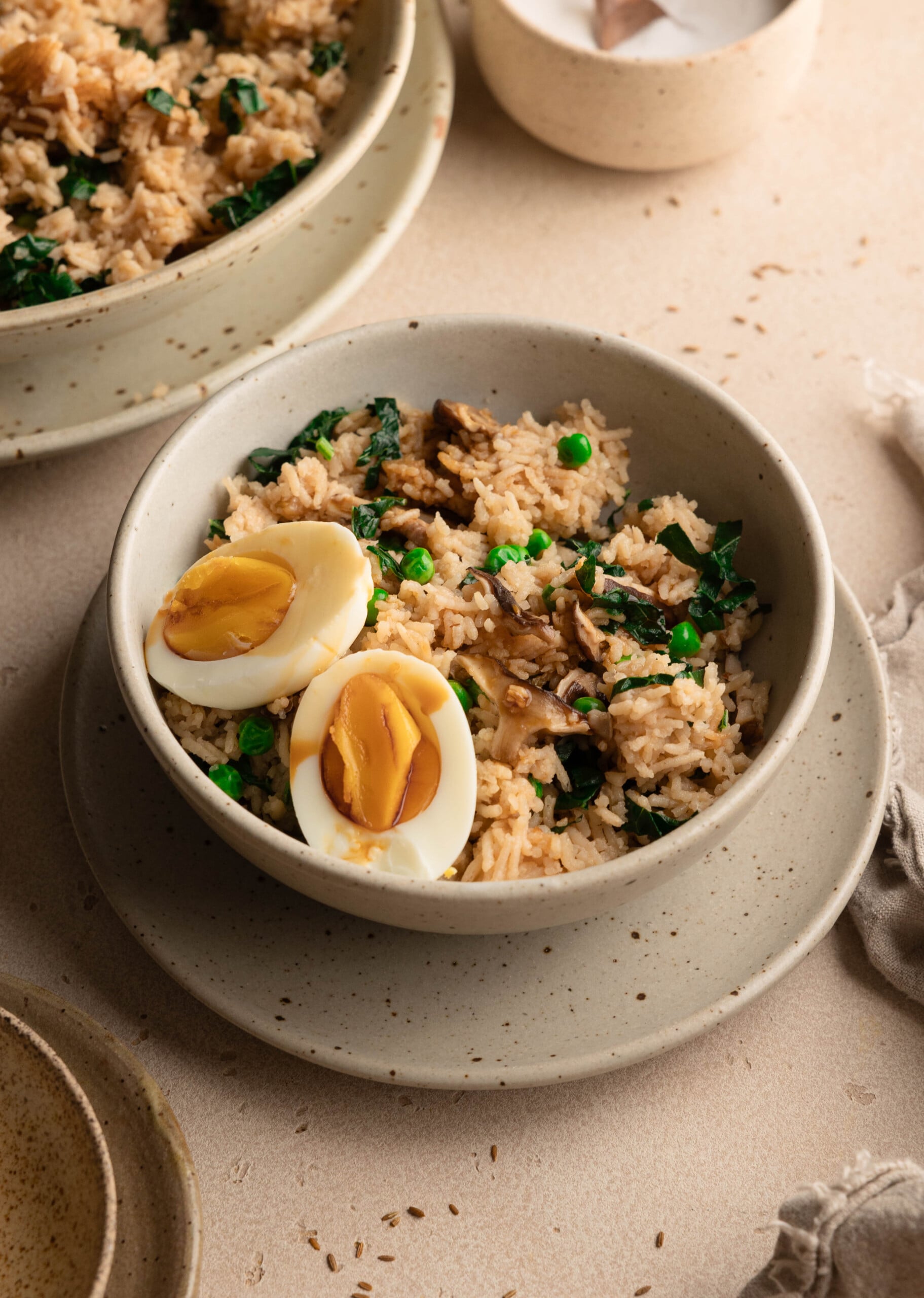 This One-Pot Mushroom Kale Rice Is the Coziest Way to Use Up Whatever’s In Your Fridge