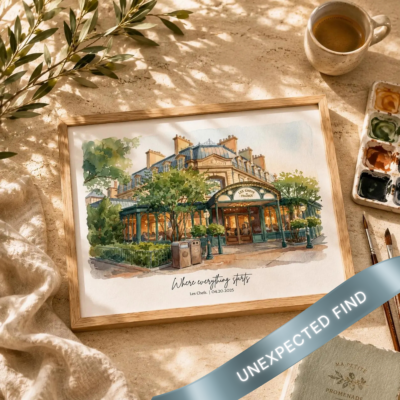 Custom Hand Painted Location Portrait