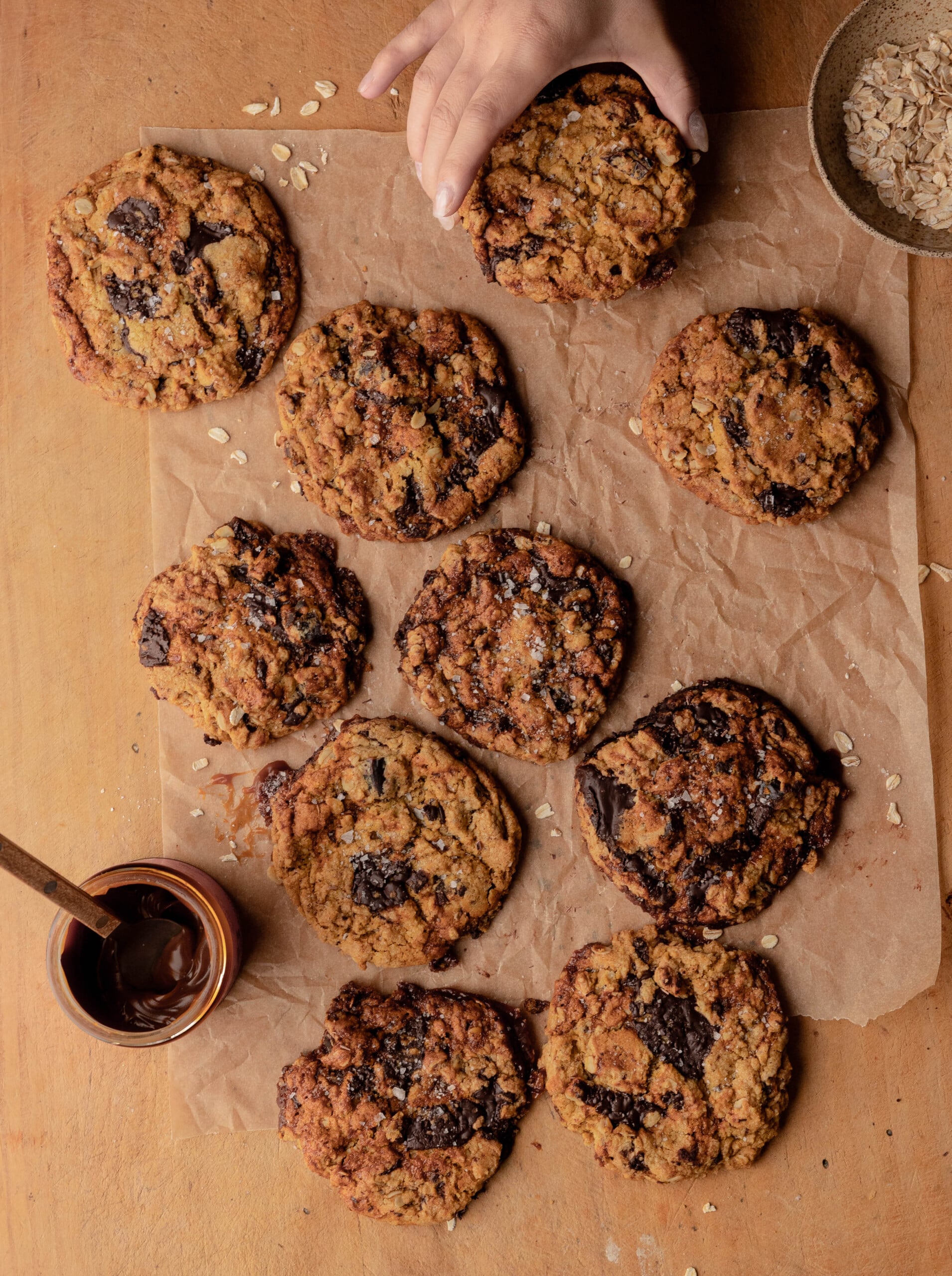 Egg-Free Date and Salted Caramel Chocolate Chip Cookies Egg-Free Date and Salted Caramel Chocolate Chip Cookies